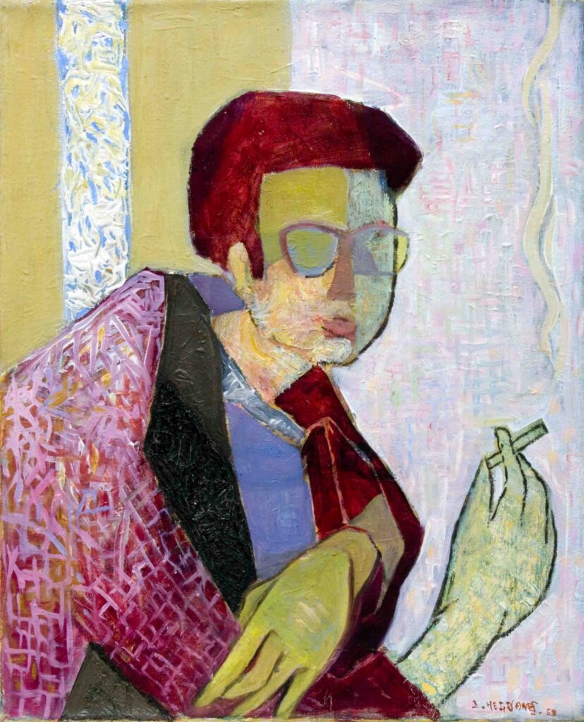 Sjølvportrett (maleri) Kystmuseet - hegranes.no